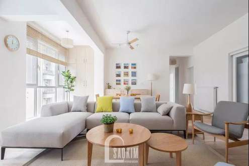 Thi Công Chung Cư 100m | 3 Ngủ Phong Cách Muji